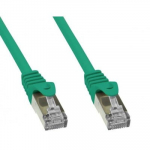 Patch kabelis (1m, S/FTP, CAT6, žalias)