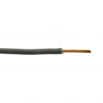 Lietkabelis H07V-U (YDY) 1x1.5 mm2 vienagyslis laidas (monolitinis, juodas, 1 m)