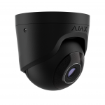 AJAX TURRETCAM 5MPIX DOME IP KAMERA , 2,8MM (100&deg;) , IR IKI 35M, MIKROFONAS, MICROSD, IP65, JUODA