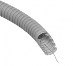Gofruotas vamzdis su viela 40mm (behologenų, pilkas, 25m, 750 N/5 cm, D40) GLOB-EL  GL501W