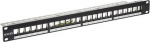 Komutacinė panelė 19'' 1U, EXCEL 100-755 (24 prievadų)