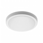 MOON apvalus pavir&scaron;inis &scaron;viestuvas (baltas, 12W, 4000K, IP54) GTV LD-MOON12W-NB