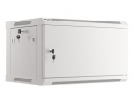 Komutacinė spinta 19'' pakabinama 6U 600x450mm (pilka, nesurinkta, IP20) ASP2-6406