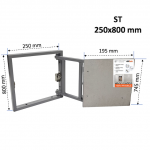 Revizinis liukas po plytelėmis BAULuke ST25x80