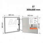 Revizinis liukas po plytelėmis BAULuke ST30x30