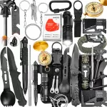 XXL karinis i&scaron;gyvenimo rinkinys survival kit įrankių RT0280