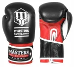 MASTERS RBT-A bokso pir&scaron;tinės, 12 oz, juodos ir raudonos