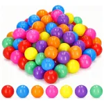 Plastikiniai kamuoliukai sausam baseinui ir žaidimams, 200 vnt., CE, 5,5 cm