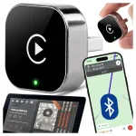 &bdquo;Alogy&ldquo; belaidis &bdquo;CarPlay&ldquo; ir &bdquo;Android Auto&ldquo; adapteris, &bdquo;Bluetooth&ldquo;, USB, &bdquo;iPhone&ldquo; ir &bdquo;Android&ldquo;