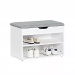 Apmu&scaron;tas suoliukas batų spintelė su sėdyne ir dėtuve 60cm FSR25-HG