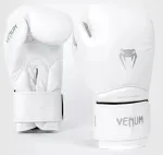 Venum Contender 1.5 bokso pir&scaron;tinės, baltos ir sidabrinės, 12 oz