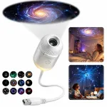 Žvaigždėto dangaus projektorius Galaxy 12 viename &ndash; naktinė lempa