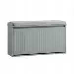 Batų spintelė su sėdyne SoBuy FSR98-L-HG 80x45x26 cm pilka