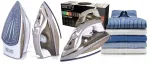 Camry CR 5018 savaime i&scaron;sivalantis garinis lygintuvas su keraminiu padu, 3000 W, ANTI-DRIP, ANTI-CAL, automatinis i&scaron;jungimas