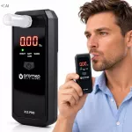 OROMED X11 PRO Elektrocheminis tikslus alkoholio matuoklis + pūstukai + kalibravimas 12 mėn.