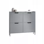 SoBuy batų spintelė su 4 nuleidžiamomis durelėmis, komoda, batų saugykla prie&scaron;kambariui, 19 cm, FSR100-HG