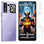 I&scaron;manusis telefonas &bdquo;CUBOT P90&ldquo;, &bdquo;Android 15&ldquo;, 24/256 GB, NFC, &bdquo;Dual SIM&ldquo;, 4G, 6,88 col., dėklas ir plėvelė