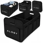 Alogy automobilio bagažinės organizatorius su rėmu, sulankstomas, 3 skyriai, 50 l