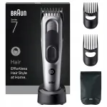 Plaukų kirpimo ma&scaron;inėlė &bdquo;Braun Series 7 HC7590&ldquo;, 17 ilgio nustatymų, 50 min. veikimo
