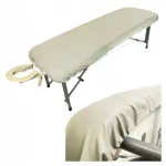 Aliejui atsparus masažo stalo užvalkalas su elastine juosta ir sutraukiamais rai&scaron;teliais, 71 &times; 184 cm