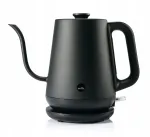 Wilfa Pour Kettle Black &ndash; juodas kompakti&scaron;kas elektrinis virdulys su ilgu snapeliu, skandinavi&scaron;ko dizaino