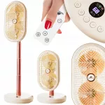 Pastatomas namų ventiliatorius Spacetronik AirPuff 2 su 2 varikliais ir jonizacija, tylus
