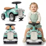 Sun Baby retro lenktyninis važiuojamas žaislas vaikui nuo 12 mėn., su EVA putų ratais
