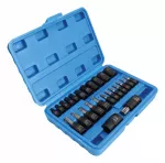 SATRA S-H2548T TORX / TORX-E galvučių rinkinys, 1/4&Prime;, 3/8&Prime;, 1/2&Prime;, 25 vnt.