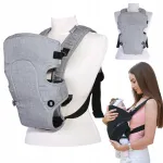 Ergonominė reguliuojama kūdikio ne&scaron;ioklė &bdquo;Lorelli Between&ldquo;, pilka