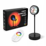 &bdquo;Gwiazdoholik Sunset&ldquo; saulėlydžio projektorinė LED lempa su USB laidu ir pulteliu