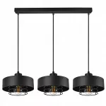 Pakabinamas lubinis &scaron;viestuvas / sietynas, juodas, Loft Edison