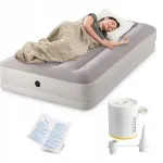 INTEX vienvietis pripučiamas čiužinys su USB pompa, 191 &times; 99 &times; 30 cm