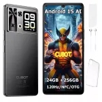 &bdquo;Cubot P90&ldquo; i&scaron;manusis telefonas, &bdquo;Android 15&ldquo;, 12 GB RAM, 256 GB, NFC, &bdquo;Dual SIM&ldquo;, 4G, 6,88 col., dėklas ir plėvelė