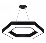 Pakabinamas lubinis LED &scaron;viestuvas 80cm &Scaron;e&scaron;iakampis