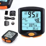 Vandeniui atsparus dviračio kompiuteris su naktiniu režimu LCD SPIDOMETRAS PRO