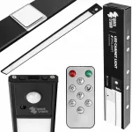 Spacetronik LED LED &scaron;viestuvas po spintelėmis, 60 cm su judesio jutikliu ir magnetiniu laikikliu