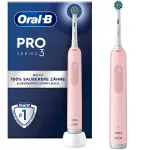Oral-B Pro 3 3000 Cross Action rožinis elektrinis dantų &scaron;epetėlis