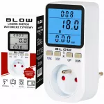 &bdquo;BLOW&ldquo; elektroninis vatmetras, elektros energijos sąnaudų matuoklis ir skaitiklis, voltmetras, 16 A