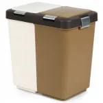 Dviejų skyrių &scaron;iuk&scaron;liadėžė atliekų rū&scaron;iavimui, 2 &times; 10 l