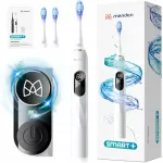 &bdquo;Meriden Smart+&ldquo; soninis elektrinis dantų &scaron;epetėlis su LED ekranu