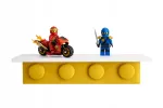 Sieninė lentyna LEGO kaladėlės formos, žalia, 50 cm