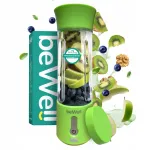 Belaidis ne&scaron;iojamasis trintuvas beWell Plus, 500 ml, USB įkrovimas