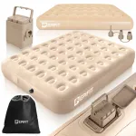 &bdquo;Epifit AIRE Beige&ldquo; dvivietis pripučiamas čiužinys su USB-C elektriniu pompu, 300 kg