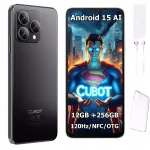 I&scaron;manusis telefonas CUBOT A40, 6,88 col., 12/256 GB, &bdquo;Dual SIM&ldquo;, NFC, &bdquo;Android 15&ldquo; + dėklas + apsauginė plėvelė