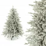 Dirbtinė eglė &bdquo;NATURA&ldquo; su 3D sniegu PREMIUM, 160 cm, 100 % PE