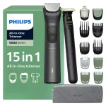 &bdquo;Philips Series 9000 MG9531/15&ldquo; kūno ir galvos plaukų kirpimo trimerio rinkinys