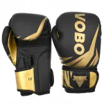 &bdquo;VoBo&ldquo; A16 bokso pir&scaron;tinės, 14 oz, juodos, treniruotėms ir sparingui
