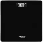 Elektroninės vonios svarstyklės, tikslios, 180 kg, stiklinės, juodos, SLIM LCD
