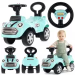 Sun Baby GO GO Fassion mėtinės spalvos vaiki&scaron;ka važiuoklė-stumiamas automobilis