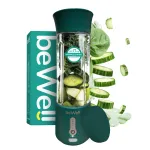 Ne&scaron;iojamas belaidis &bdquo;beWell Plus&ldquo; trintuvas kokteiliams ir glotnučiams, 500 ml